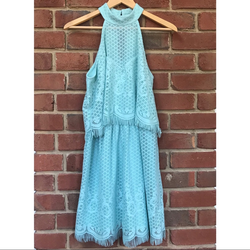 Mint Green Charlotte Russe Party Dress L